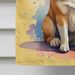 Shiba Inu Happy Birthday House Flag Large Porch Sleeve Pole Decorative Outside Yard Banner Artwork Wall Hanging, Polyester, House Size, Multicolor_maomaolike.com