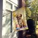 Tibetan Spaniel Happy Birthday House Flag Large Porch Sleeve Pole Decorative Outside Yard Banner Artwork Wall Hanging, Polyester, House Size, Multicolor_maomaolike.com