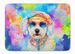 Bichon Frise Hippie Dawg Memory Foam Kitchen Mat Machine Washable Anti-Fatigue Mat Cushion Comfort Bath Mat Or Kitchen Rug_maomaolike.com