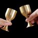 Brass High-Feet Copper Banquet Small Tea Supply Holy Water Cup Wine Set Decoration Ornament Wholesale_maomaolike.com