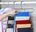 5-Tier S-Shaped Pants Hanger – Space Saving Stainless Steel Clothes Organizer_maomaolike.com