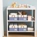 Clothes Organizer,3 Pack Large Wardrobe Storage Basket, Foldable Fabric Drawer Organizer Storage Bin With Dual Handles Boxes Transparent Label_maomaolike.com