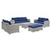 10 Piece PE Rattan Patio Furniture Set, Sectional Sofa Set, Outdoor Patio Furniture Set With Cushions & Tempered Glass Coffee Table_maomaolike.com