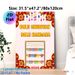 Indian Bole Chudiyan Themed Painting Poster, Vibrant Traditional Ethnic Style Poster, Festive Cultural Design With Colorful Bangles & Tassels, Ideal_maomaolike.com