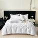 Homestay Stripe Fly Edge Style Four-Piece Linen Hotel 4-Piece Set Cross-Border Trade_maomaolike.com