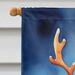 Miniature Pinscher Christmas Reindeer House Flag Large Porch Sleeve Pole Decorative Outside Yard Banner Artwork Wall Hanging, Polyester, House Size, Multicolor_maomaolike.com