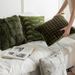 Household Accessories Sofa Pillowcase Green Home Decoration Cushion Backrest Pillowcase Modern Simple_maomaolike.com