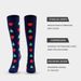 Socks new men's and women's long tube compression socks fruit pattern compression socks outdoor sports running socks factory direct sales_maomaolike.com