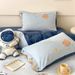 1 Cartoon Milk Velvet Four-Piece Set Thickened Winter Coral Fleece Flannel Cute Children's Sheet Duvet Cover Double Bed_maomaolike.com