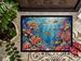 Coral And Fish Doormat Front Door Mat Indoor Outdoor Rugs For Entryway, Non Slip Washable Low Pile, 24H X 36W_maomaolike.com
