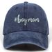 Unisex Washed cotton BOY MOM embroidered baseball cap Cotton duck hat Dad hat Hip Hop hat_maomaolike.com