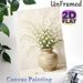 Lily Of The Valley Floral Still Life Painting Poster, Soft-hued Textured Oil Painting Style Poster, Elegant Calming Decor Ideal For Living Room_maomaolike.com