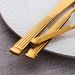 Roman Column Stainless Steel Cutlery Set, Straight Pattern Five-Piece Set For Home Hotel Western Food Steak Knife, Fork,_maomaolike.com