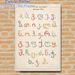 Georgian Alphabet Painting Poster, Soft Pastel-colored Vintage Style Poster, Practical Alphabet Learning Guide Ideal For Study Rooms, Language_maomaolike.com