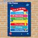 Days Of The Week Painting Poster, Colorful Cartoon-style Poster, Educational Design To Learn The Days Of The Week, Suitable For Classrooms And_maomaolike.com