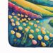 Buttercups In Color Memory Foam Kitchen Mat Machine Washable Anti-Fatigue Mat Cushion Comfort Bath Mat Or Kitchen Rug_maomaolike.com