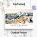 Rooftops Themed Painting Poster, Soft-hued Impressionist Village Rooftops Scene Poster, Timeless Classic Art Print Suitable For Living Room, Study And_maomaolike.com