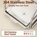 New Stainless Steel Kitchen Countertop Storage Rack, Cutting Board Holder, Pot Lid Organizer_maomaolike.com