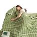 Rabbit Fur Plush Winter Thickened Warm Office Nap Sofa Throw Coral Fleece Blanket All-Season Universal_maomaolike.com