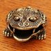 Brass Bell Golden Pendant Car Accessories Yuanbao Coin Toad Keychain Metal Crafts Street Stall Small Items_maomaolike.com