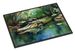 Alligator Doormat Front Door Mat Indoor Outdoor Rugs For Entryway, Non Slip Washable Low Pile, 24H X 36W_maomaolike.com