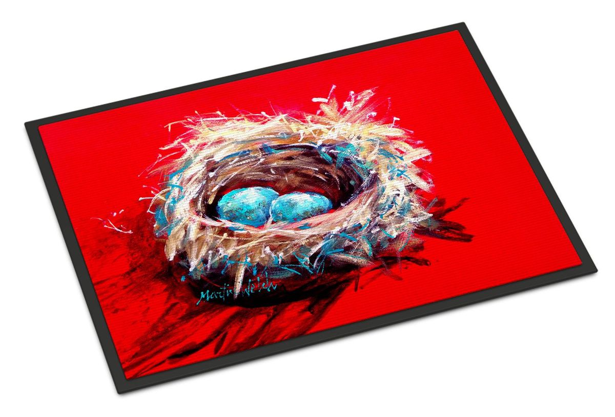 Egg-Stra Special Bird Nest Doormat Front Door Mat Indoor Outdoor Rugs For Entryway, Non Slip Washable Low Pile, 24H X 36W_maomaolike.com