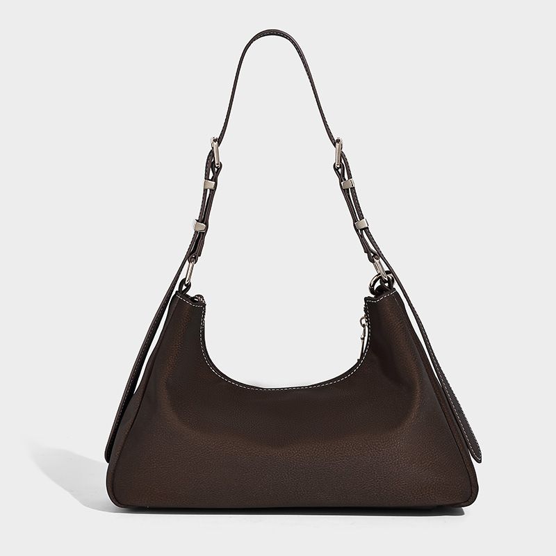 Niche Design Vintage Tote For Women, 2026 Fall/Winter New Single Shoulder Crossbody Bag, High-end Commuting Women's Bag_maomaolike.com