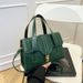 Women Large Storage Crocodile Texture Shoulder Crossbody Handbag For Daily Commute Outdoor All Season Use
_maomaolike.com