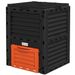 Garden Compost Bin 80 Gallon Outdoor Large Capacity Composter Fast Create Fertile Soil Aerating Box, Orange_maomaolike.com