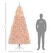 Prelit Christmas Tree Douglas Fir Artificial Christmas Tree With Realistic Branches, Warm White LED Lights_maomaolike.com