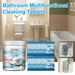 Jakehoe Bathroom Cleaning Tablet, Bathroom Deodorant Sink Decontamination Bathtub Glass Scale Household Cleaning Tablets_maomaolike.com