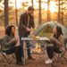 Folding Roll-up Camping Table With Metal Legs With Carrying Bag Non-slip Foot For Camping, Picnics, And Beach Trips_maomaolike.com