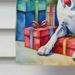 Harlequin Great Dane Christmas Reindeer House Flag Large Porch Sleeve Pole Decorative Outside Yard Banner Artwork Wall Hanging, Polyester, House Size, Multicolor_maomaolike.com