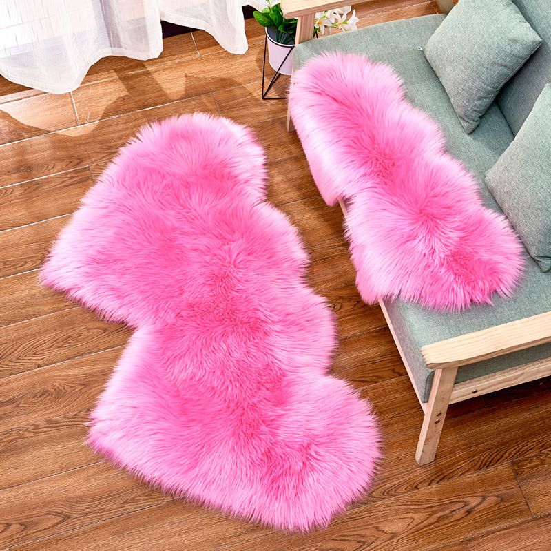 Heart Rug, Gift For Mother's Day, Heart Shaped Rug, Fluffy Rugs, Shag Mats For Bedroom Living Room, Love Coquette Room Decor_maomaolike.com
