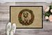 Sealyham Terrier Christmas Flowers Doormat Front Door Mat Indoor Outdoor Rugs For Entryway, Non Slip Washable Low Pile, 24H X 36W_maomaolike.com