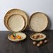 Weaving Drying Tray Round Handmade Household Steamed Bun Storage Vegetable Washing Fruit Basket Non-Porous Bamboo_maomaolike.com