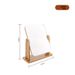 Desktop Simple Tabletop Single-Sided 360-Degree Rotating High-Definition Large Wooden Makeup Mirror_maomaolike.com