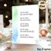 Inspirational Daily Mantra Painting Poster, Soft Watercolor Green & Blue Accent Poster, Uplifting Positive Affirmations To Cultivate Peaceful Mood_maomaolike.com
