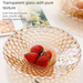 European Style Crystal Glass For Home Modern Living Room Coffee Table Creative Internet Celebrity Large Snack Dried_maomaolike.com
