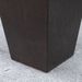 Outsunny Set Of 3 Tall Planters With Drainage Hole, 28" Outdoor Flower Pots, Indoor Planters For Porch Patio And Deck, Brown_maomaolike.com