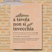 Italian Dining Proverb Painting Poster, Warm-toned Minimalist Typographic Poster, Features Heartwarming Mealtime Saying, Ideal For Kitchen And Dining_maomaolike.com