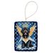 Portuguese Water Dog My Angel Porcelain Ornament Christmas Tree Hanging Decorations For Home Christmas Holiday, Rectangle, Gift, Multicolor_maomaolike.com