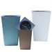 Garden Supplies Olinze Plastic Lazy Bonsai Flower Pot Brick Pattern Square High Style Multi Color Self Priming Basin_maomaolike.com