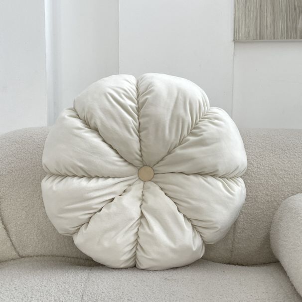 Household Accessories Velvet Pumpkin Cushion Futon Handmade Pleated Sofa Cushion Office Chair Cushion Bay Window Pillow_maomaolike.com
