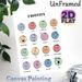 Emotions Themed Painting Poster, Soft-hued Cartoon Emotion Faces Poster, Assists In Recognizing Diverse Feelings, Ideal For Therapy Room, Office Or_maomaolike.com
