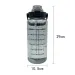 2L Large Capacity Plastic Water Cup Portable Drink Bottle With Time Marker For Outdoor Sports Fitness Kettle_maomaolike.com