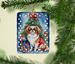 Japanese Chin Christmas Reindeer Porcelain Ornament Christmas Tree Hanging Decorations For Home Christmas Holiday, Rectangle, Gift, Multicolor_maomaolike.com