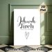 Jehovah Jireh Inspirational Painting Poster, Minimalist Black & White Typography Poster, Uplifting Motivational Quote With Hand-drawn Heart, Ideal For_maomaolike.com