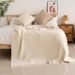 Solid Color Bed End Blanket Tassel Edge Sofa Blanket Living Room Blanket Bed With Air Conditioning Blanket Bed Cover Bed Flag Towel_maomaolike.com