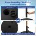Outdoor Fillable Umbrella Base With Texture Decor_maomaolike.com